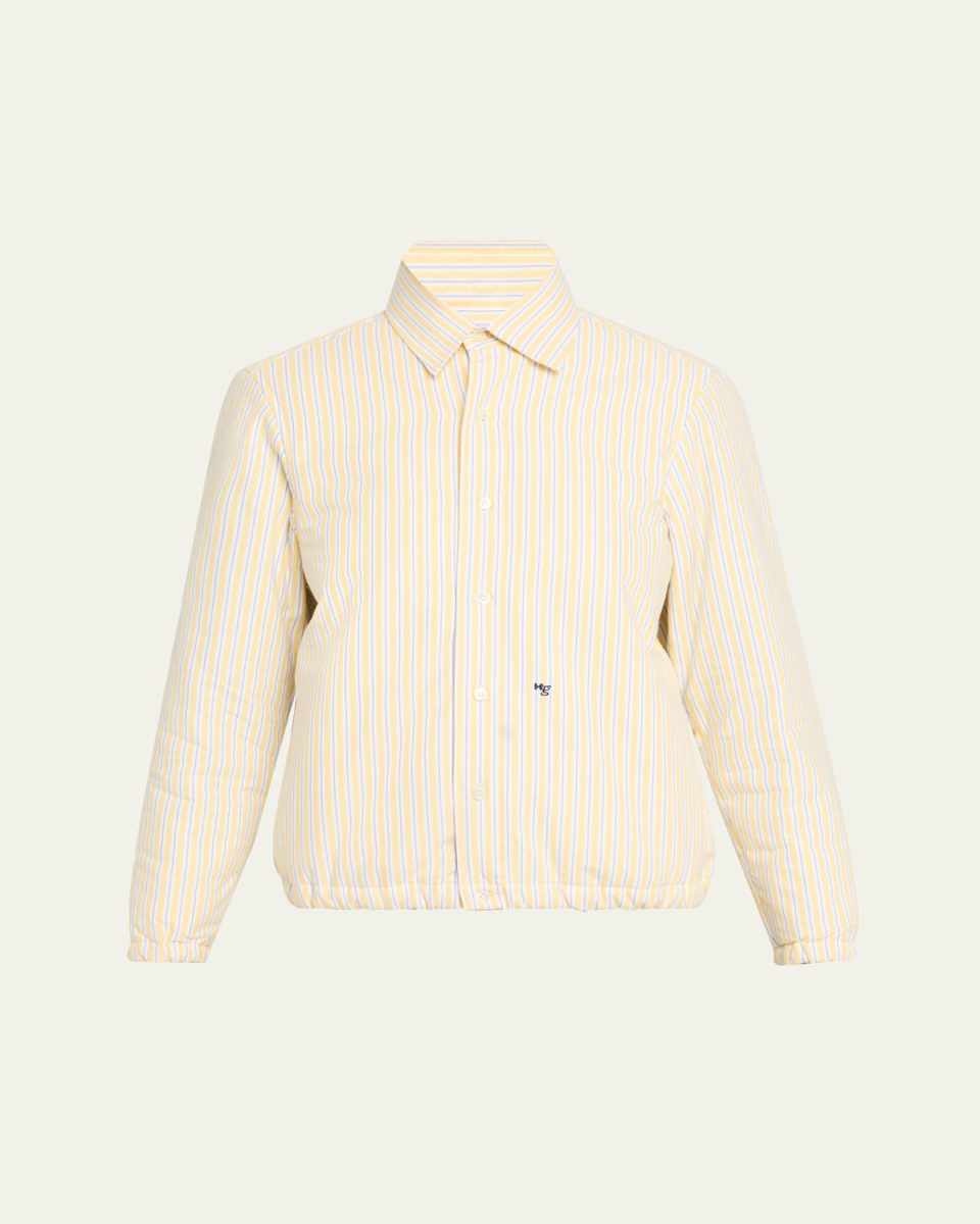 Striped Bomber Jacket